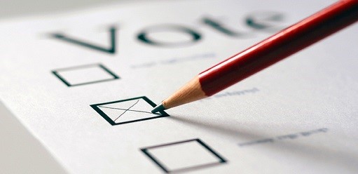 Voting stock photo