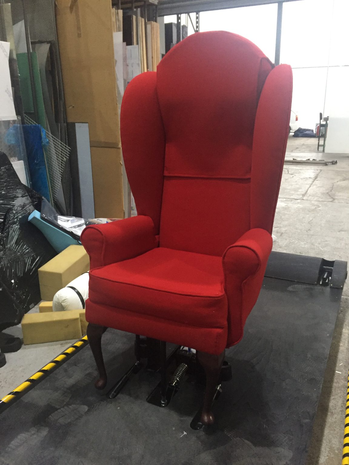 Artem SFX provides the hot seat for the Graham Norton show’s Big Red